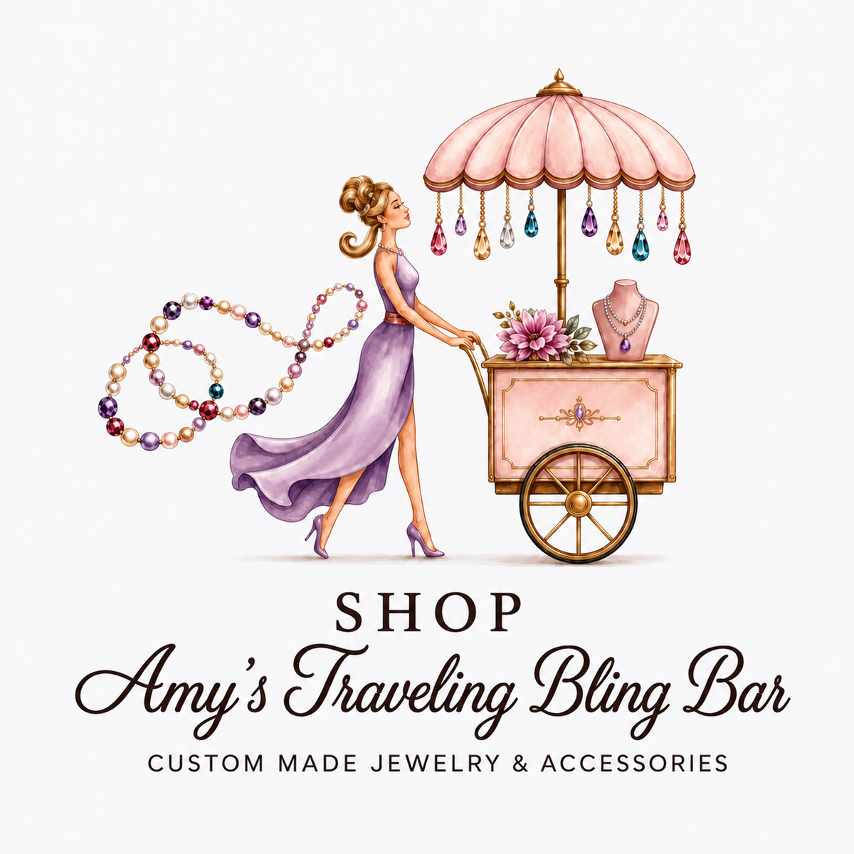 Amy’s Traveling Bling Bar live sale purchase checkout
